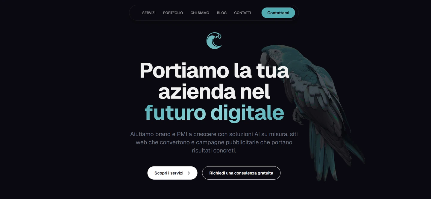 Sito web Corsaro Digital realizzato da Corsaro Digital — Web Design & SEO
